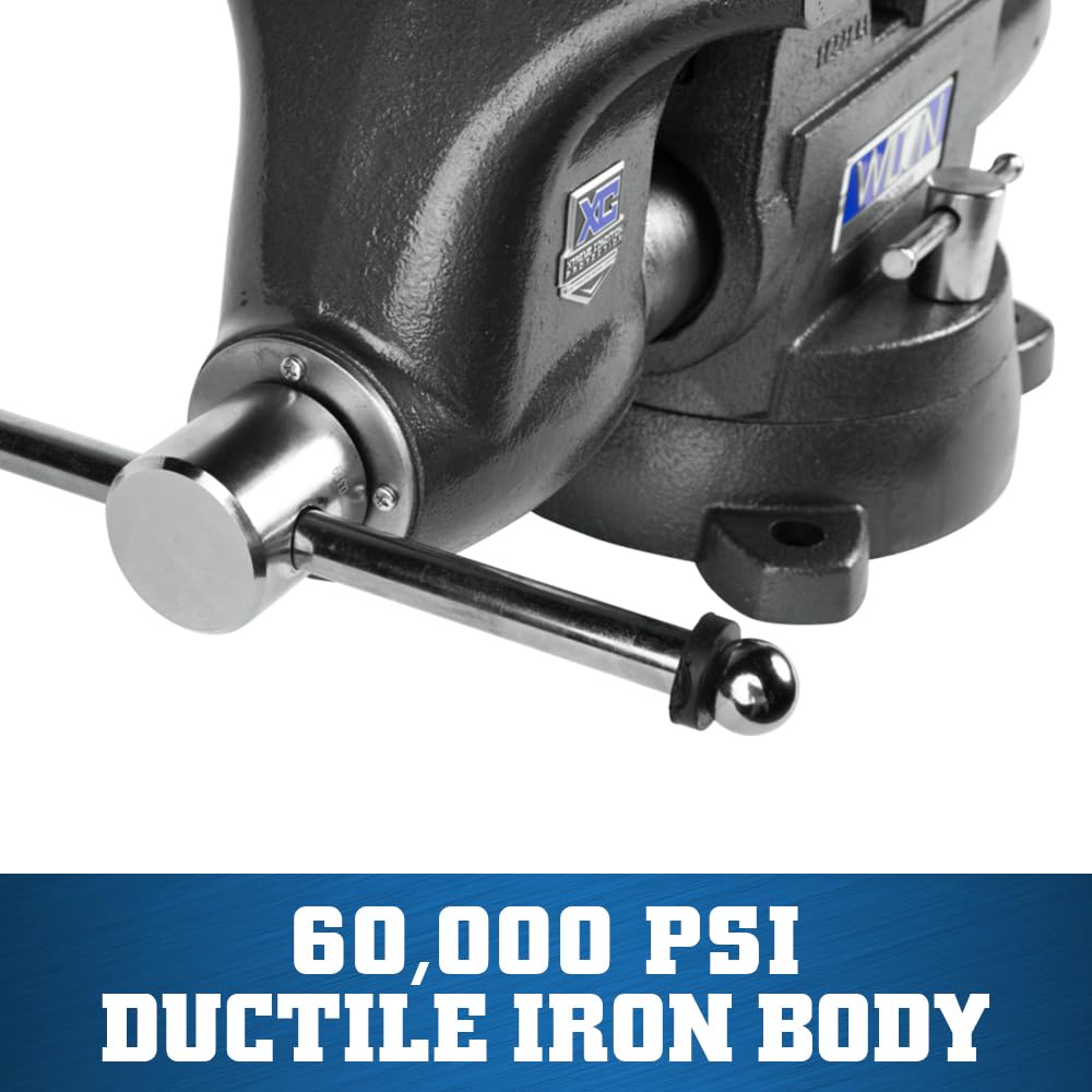 Wilton Tradesman XC Bench Vise, 8" Jaw Width, 6-3/4" Max Jaw Opening, 4-3/4" Throat (Model 1780XC)