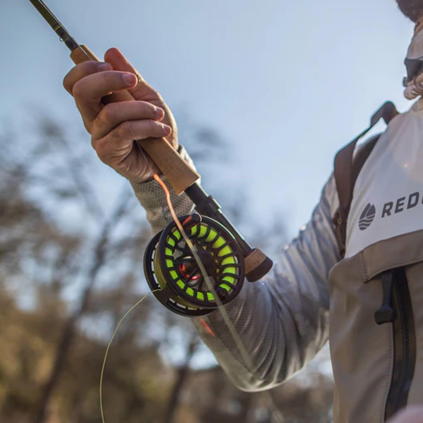Redington Fly Fishing Field Kit, Fly Rod and Reel Combo Starter Kit, Line and Carrying Case Included