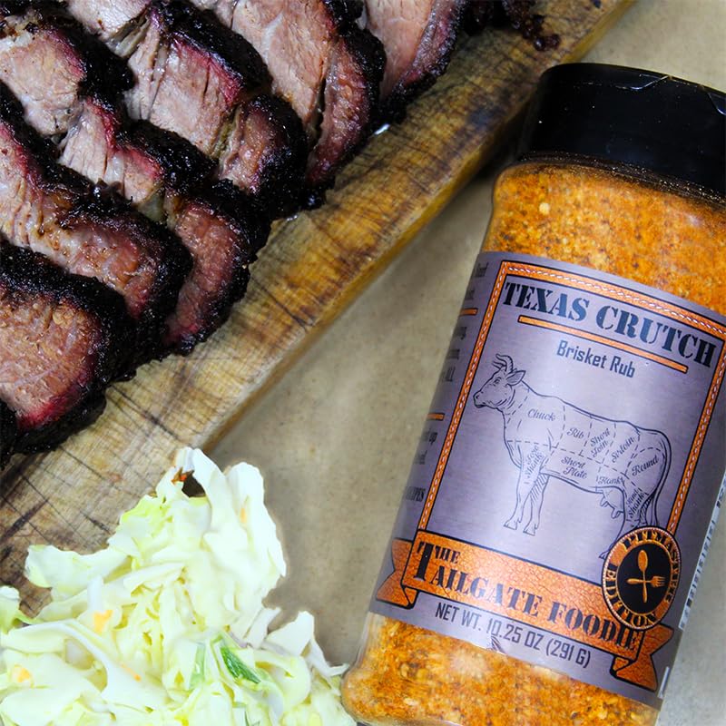THE TAILGATE FOODIE Rare Pitmaster Gourmet Seasonings | 8 pc Grill Essentials Gift Set | 6 Secret Competition BBQ Spice Blends for Ribs, Pork, Brisket, Chicken, Fish, Steak *Great Christmas Gift*