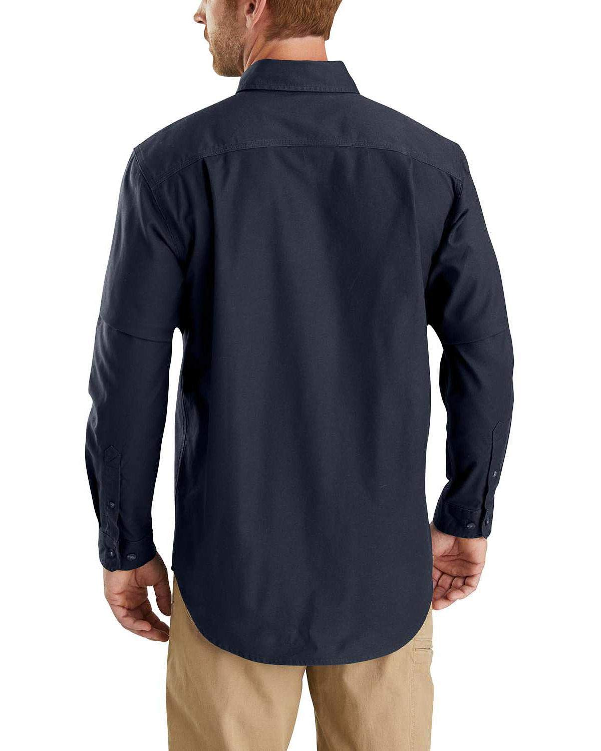 Carhartt Men's Rugged Flex Relaxed Fit Midweight Canvas Long-Sleeve Shirt