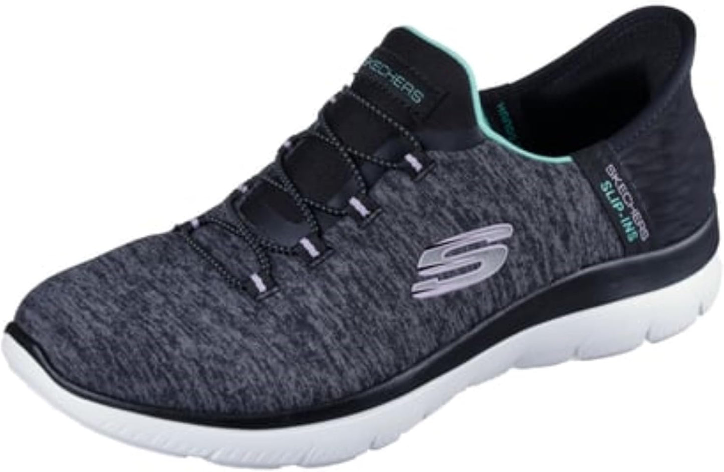 Skechers Women's Hands Free Slip Ins Summits Dazzling Haze Sneaker