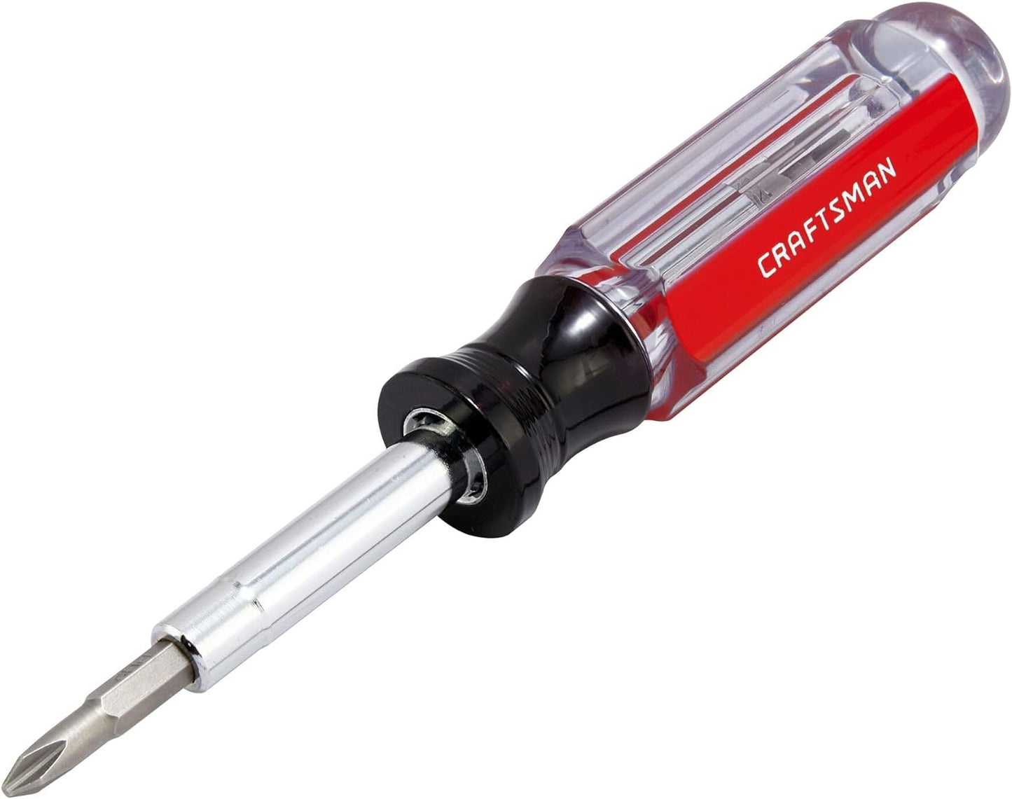 CRAFTSMAN Screwdriver Multi-Bit Set, 6 in 1, Acetate Handle (CMHT66052)