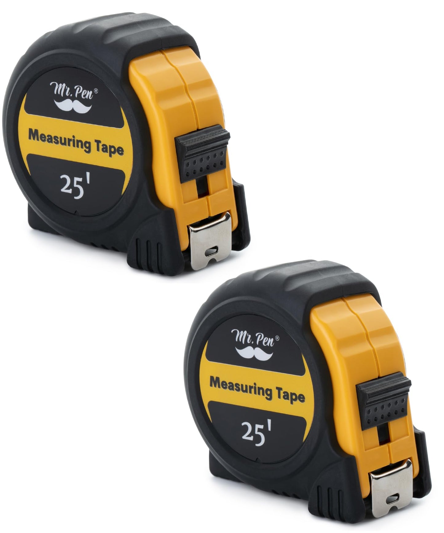 Mr. Pen 25-Foot Steel Retractable Tape Measure with Easy Read Fractions