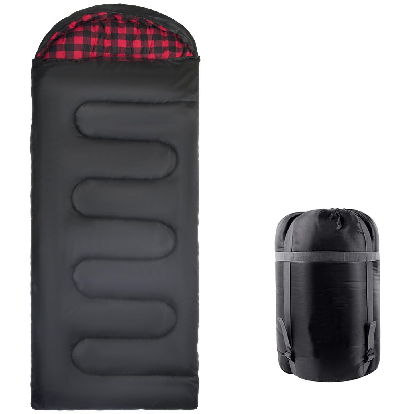 oaskys Camping Sleeping Bag - 3 Season Warm & Cool Weather - Summer Spring Fall Lightweight Waterproof for Adults Kids - Camping Gear Equipment, Traveling, and Outdoors