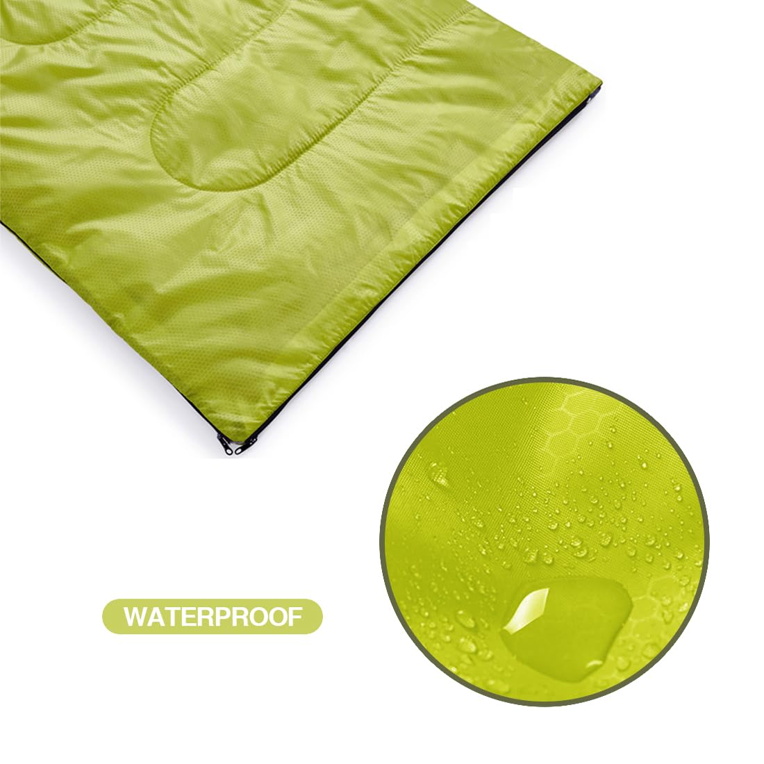 oaskys Camping Sleeping Bag - 3 Season Warm & Cool Weather - Summer Spring Fall Lightweight Waterproof for Adults Kids - Camping Gear Equipment, Traveling, and Outdoors