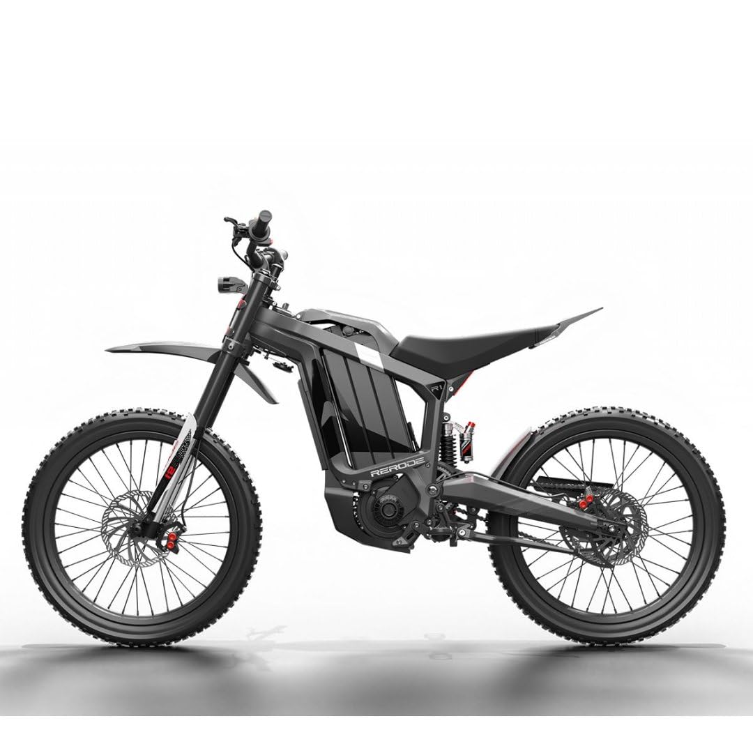 R1 Electric Dirt Bike for Adult, 8000W Peak Power 19” Tires, 52.8MPH Max Speed, 74.6 Miles Range, 330NM Torque, Electric Motorcycle with Dual Hydraulic Oil Brakes/Full Suspension, Off-Road Cross Ebike