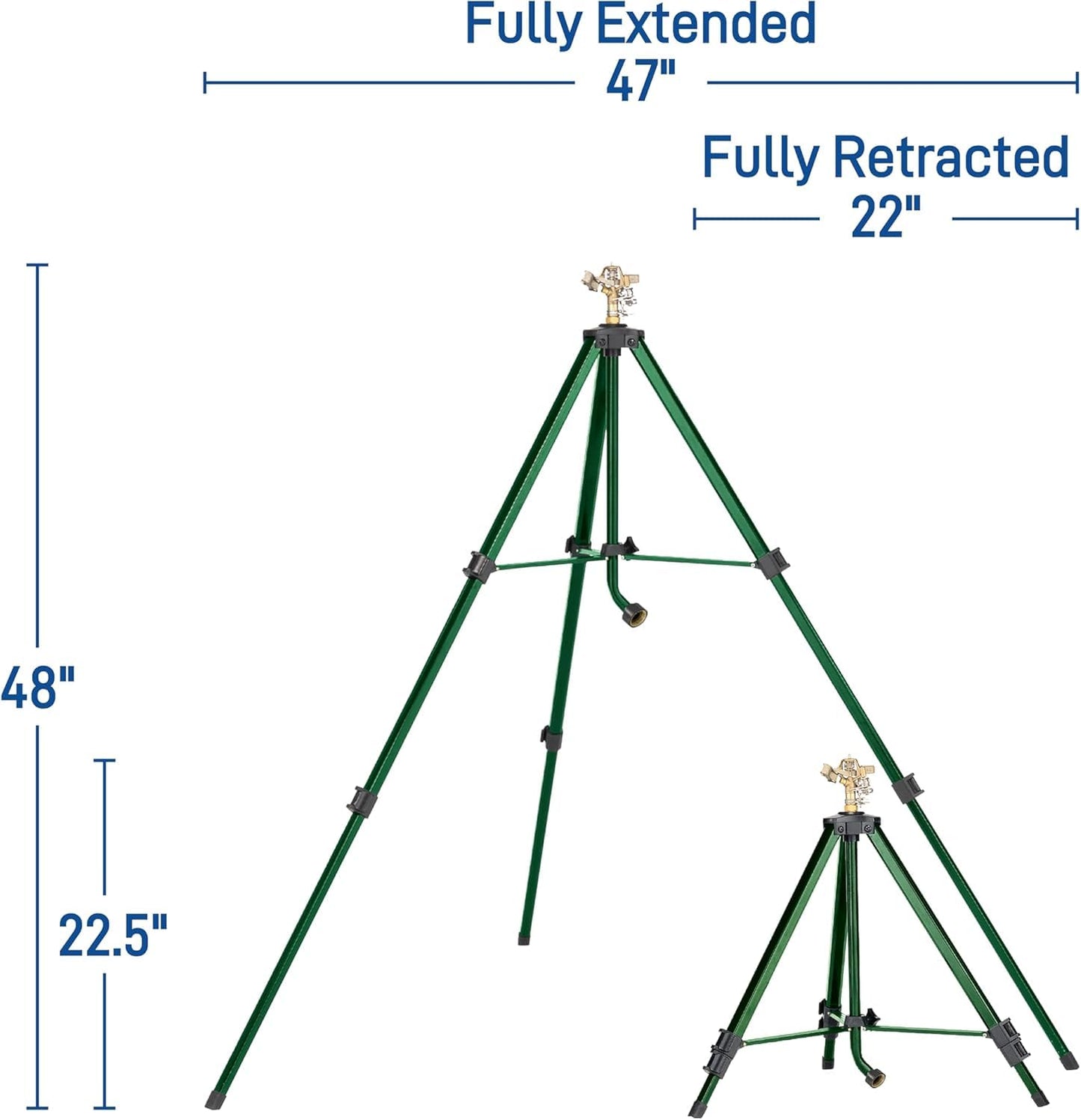 Orbit Lawn Watering Impact Sprinkler on Tripod Base