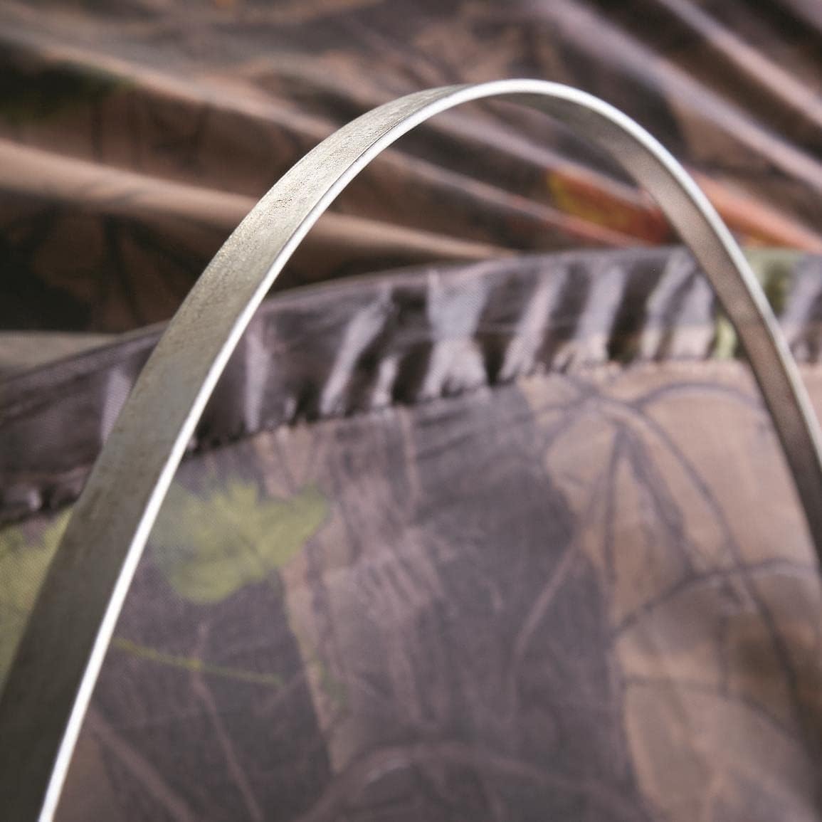 HuntRite Deluxe Pop-Up Hunting Ground Blind, 1-2 Person Tent, Hunting Gear, Equipment, and Accessories, 4-Panel Spring Steel