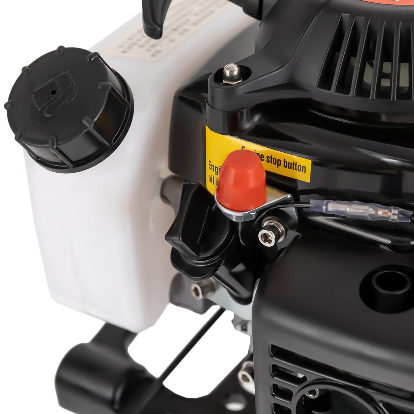 Outboard Motor, Heavy Duty Fishing Boat Engine Manual Start Kayak Motor w/Air-cooling & TCI Ignition System for yachts, kayaks, Wooden Boats, Foam Boats, Rubber Boats, etc. (196CC 7.5HP 4Stroke)