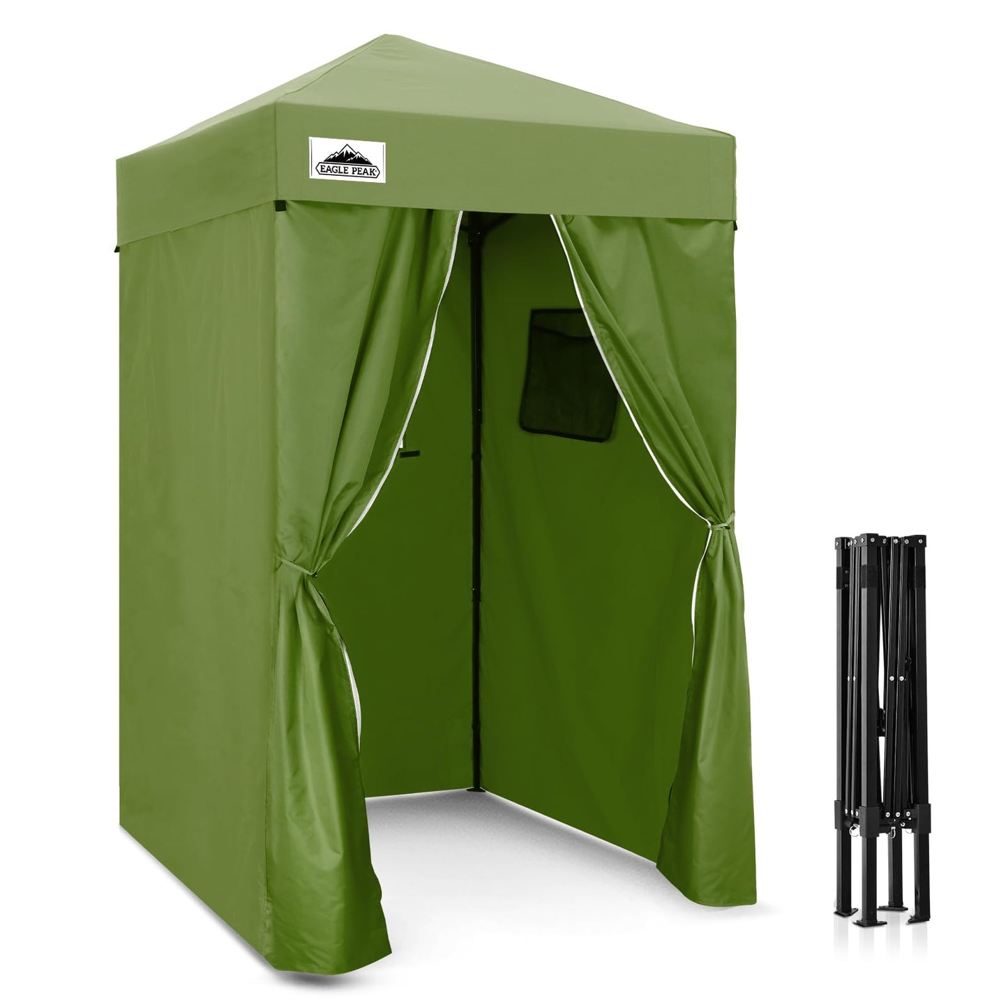 EAGLE PEAK Flex Compact 4x4 Pop-up Canopy Changing Room, Portable Dressing Room, Privacy Changing Tent for Indoor Fashion Photoshoots, Camping, or Pool, Purple