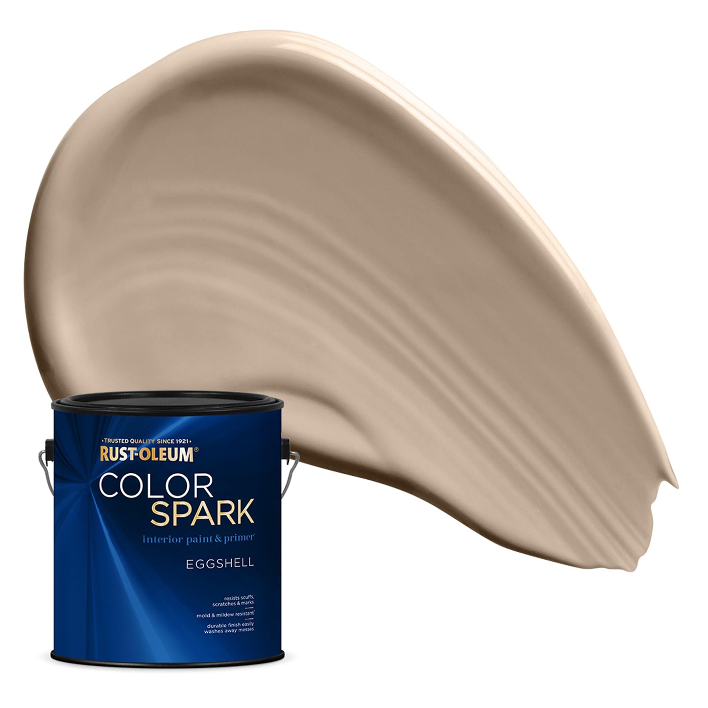 Rust-Oleum Color Spark Interior Paint and Primer in One, Eggshell, Bit of Barley, 1 Gallon