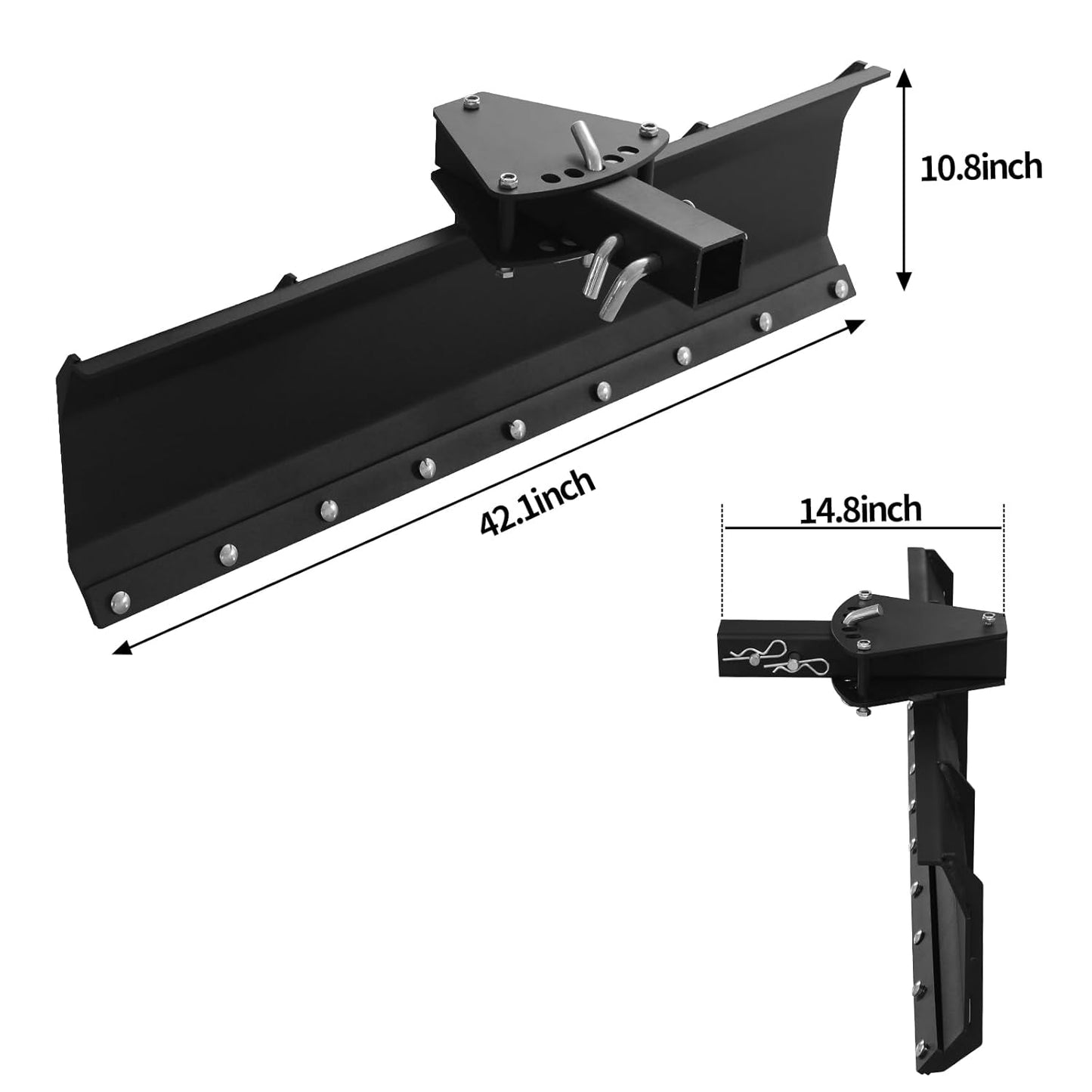ATV/UTV Scrape Blade Implement, Adjusts 0, 7.5 Or 15 Degrees in Either Direction, Use to Cultivte, Establish Food Plot, Maintain Your Land