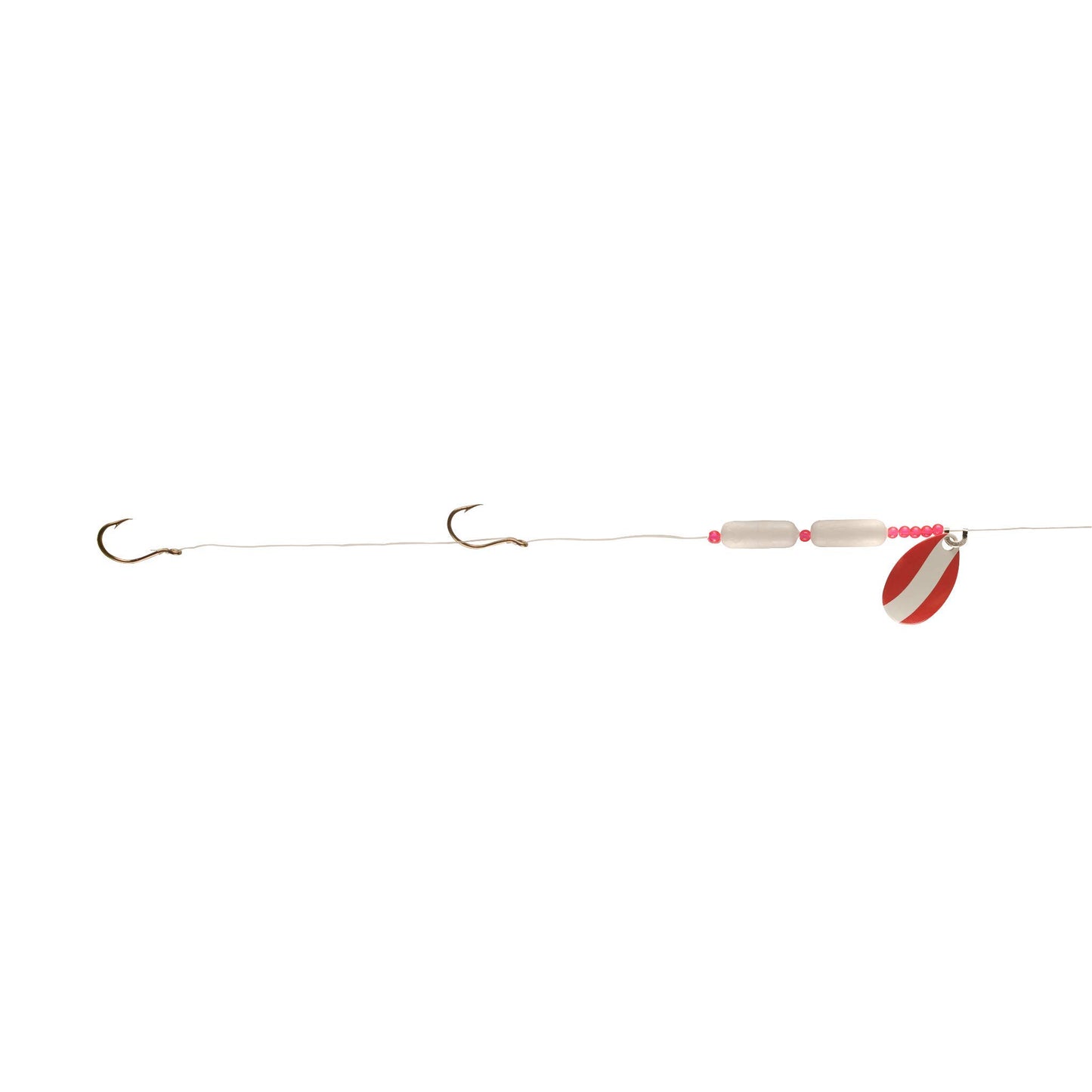 Little Joe Floating Worm Harness Spinner Rig Fishing Lure, Keeps Crawlers in The Strike Zone, 36-Inch Snell