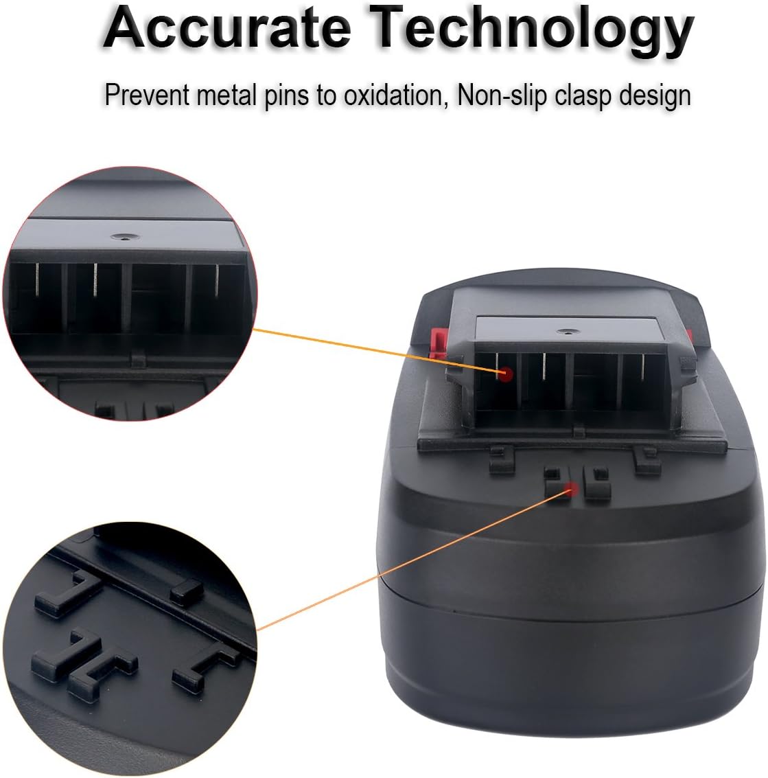 Biswaye 2Pack 18V Battery SB18C SB18A SB18B Compatible with Skil 18V Ni-Cd Cordless Tools 2810 2888 2887 2895 2897 2898 4570 5850 5995 7305 9350, 3.0Ah