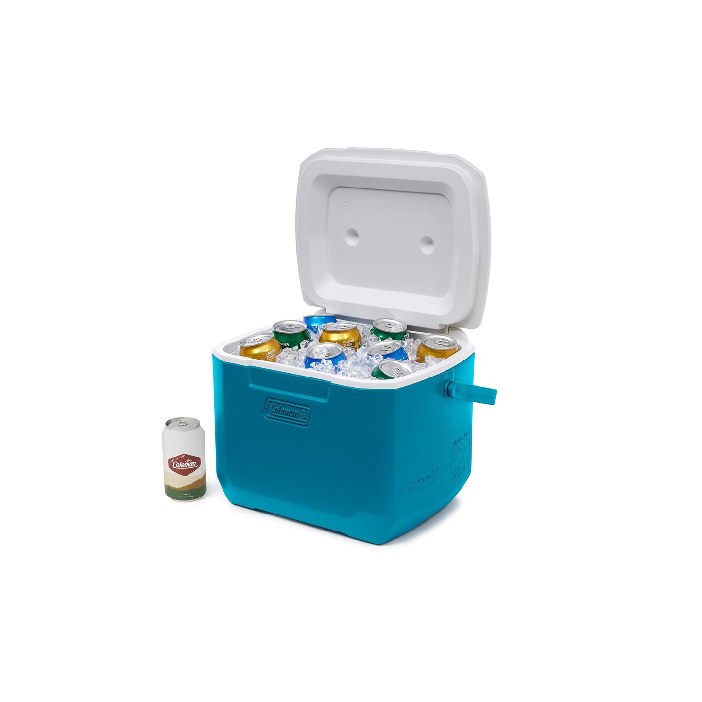 Coleman Chiller 16qt Insulated Portable Cooler with Ice Retention & Large Carry Handle, Made in USA
