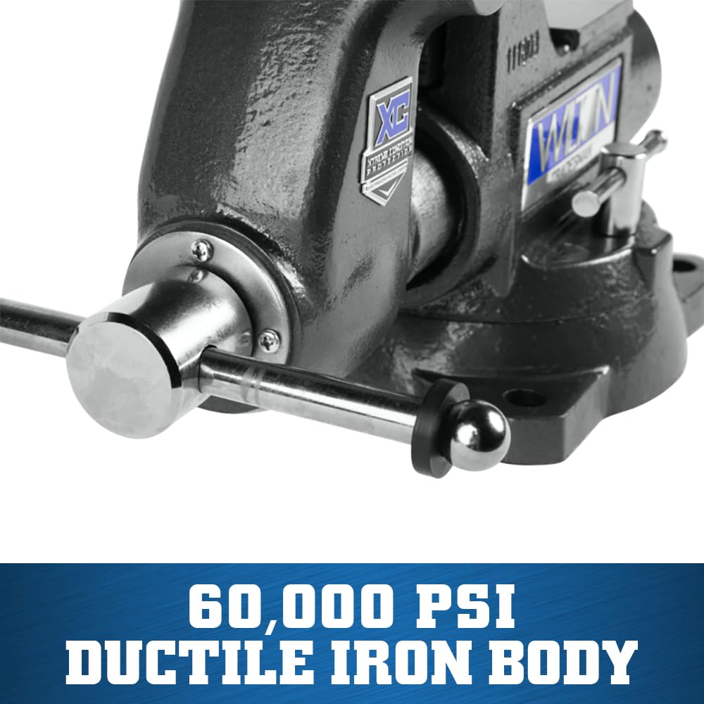 Wilton Tradesman XC Bench Vise, 8" Jaw Width, 6-3/4" Max Jaw Opening, 4-3/4" Throat (Model 1780XC)