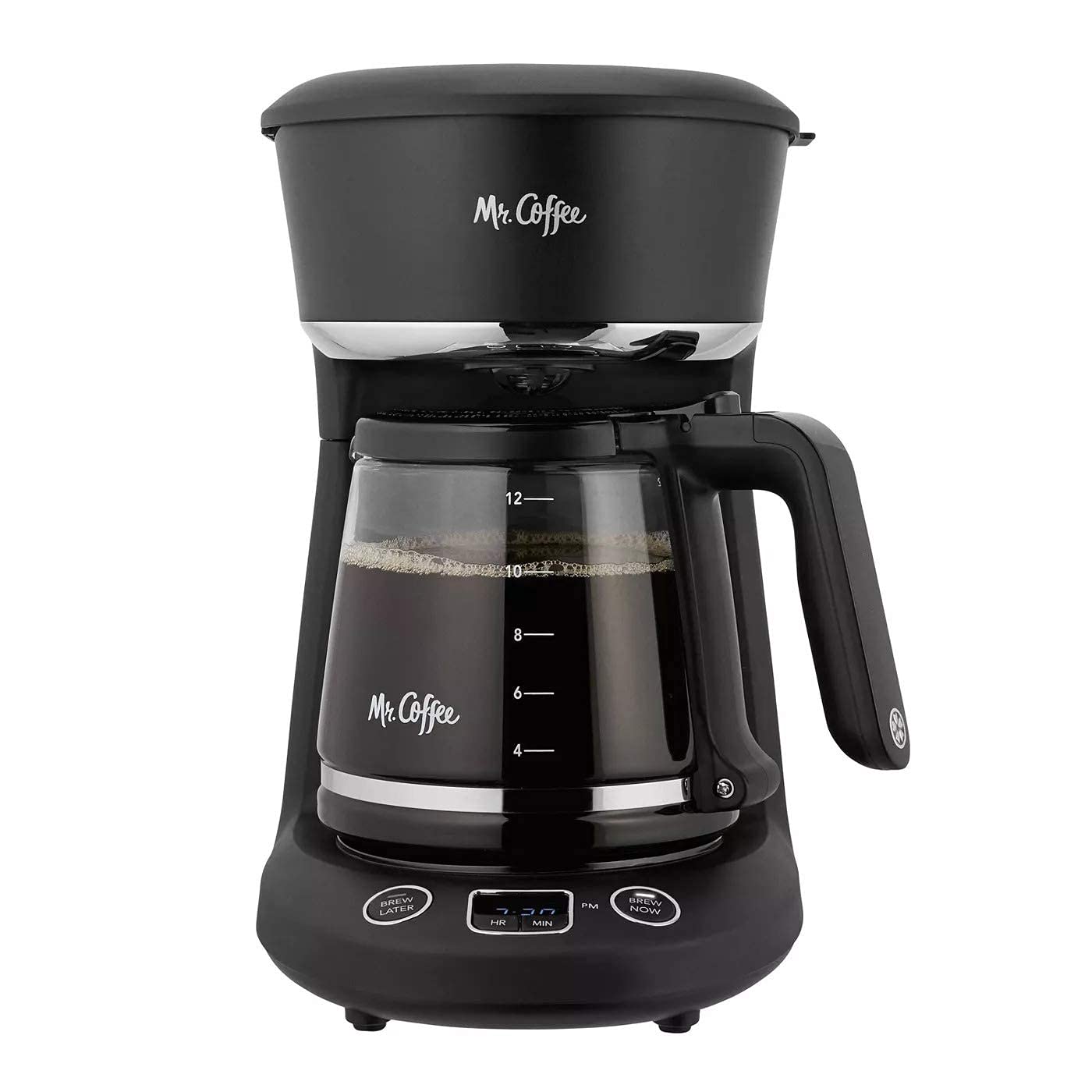 Mr. Coffee® 12-Cup Programmable Coffeemaker, Brew Now or Later