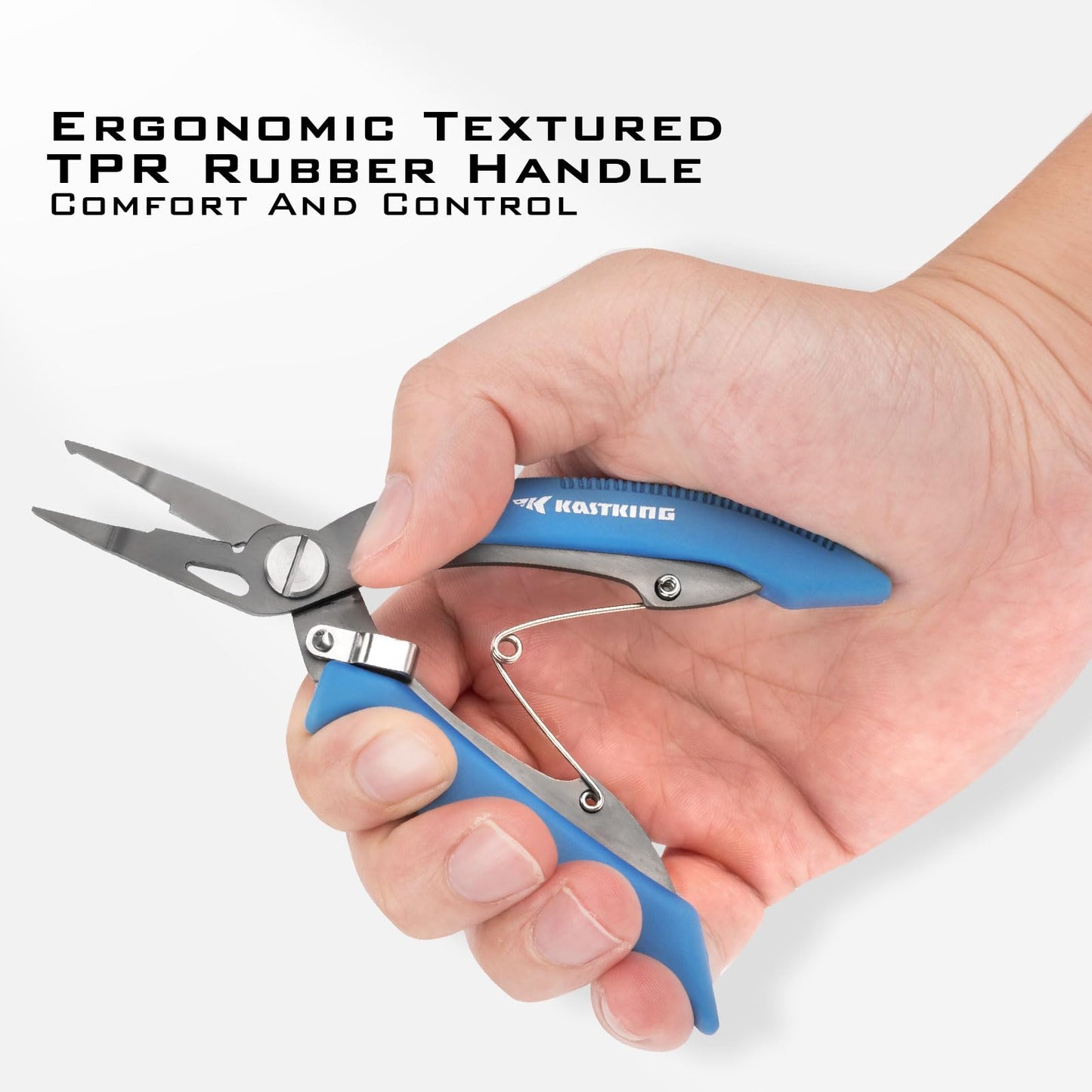 KastKing Intimidator Fishing Pliers, 7 inch Straight Nose