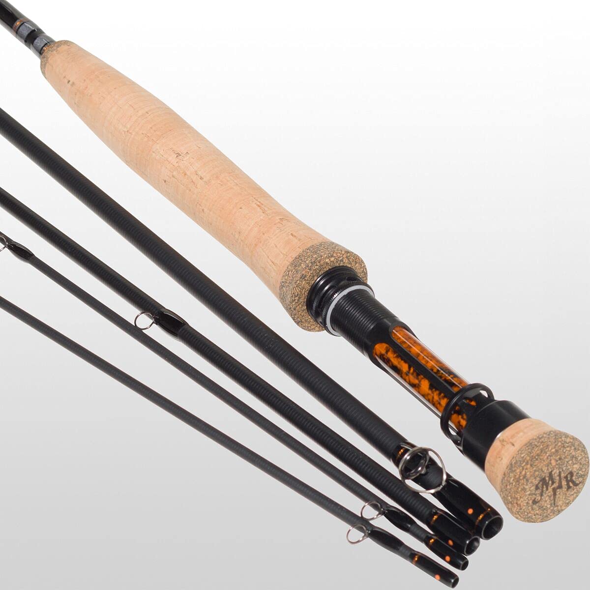Moonshine Rod Co. Fly Fishing Rod with Carrying Case and Extra Rod Tip Section, Slow-Medium-Fast Action