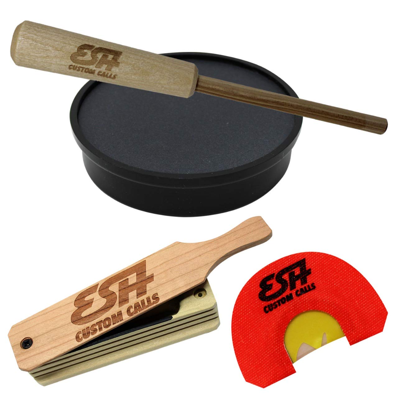 ESH Turkey Mouth Calls – Single or Multi-Pack (2, 3, or 6-Pack) Diaphragm Turkey Calls for Hunting – Variety of Reed Cuts for Realistic Hen Sounds – Perfect for Beginners and Pros