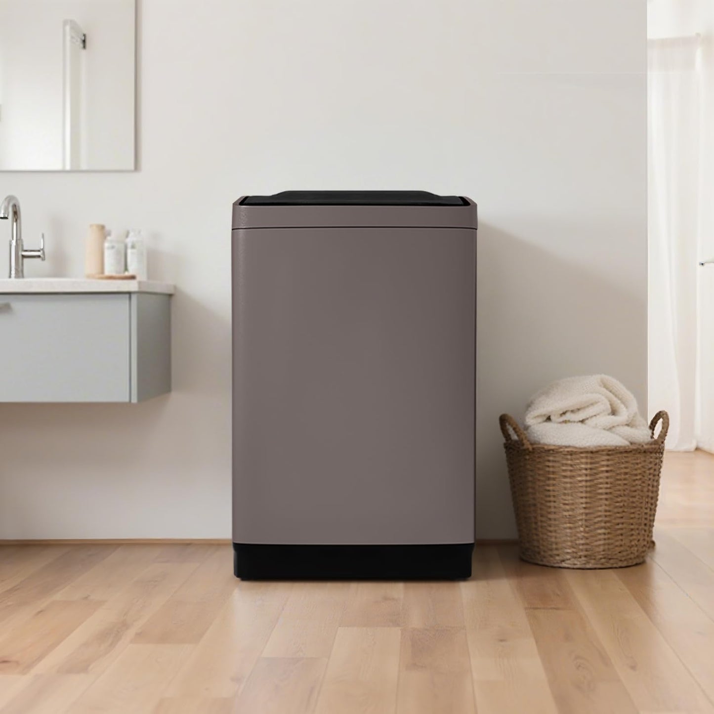 Muhub Washer and Dryer Combo Set,Full-Automatic 17.6LBS Washing Machine with 10 Washing Programs & Portable Laundry Dryer with 4 Automatic Drying Mode.