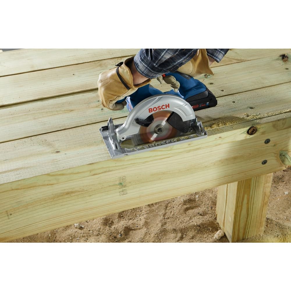 BOSCH GXL18V-501B25 18V 5-Tool Combo Kit with 2-In-1 Bit/Socket Impact Driver/Wrench, 1/2 In. Hammer Drill/Driver, Reciprocating Saw, Circular Saw, LED Worklight and (2) CORE18V 4 Ah Compact Batteries