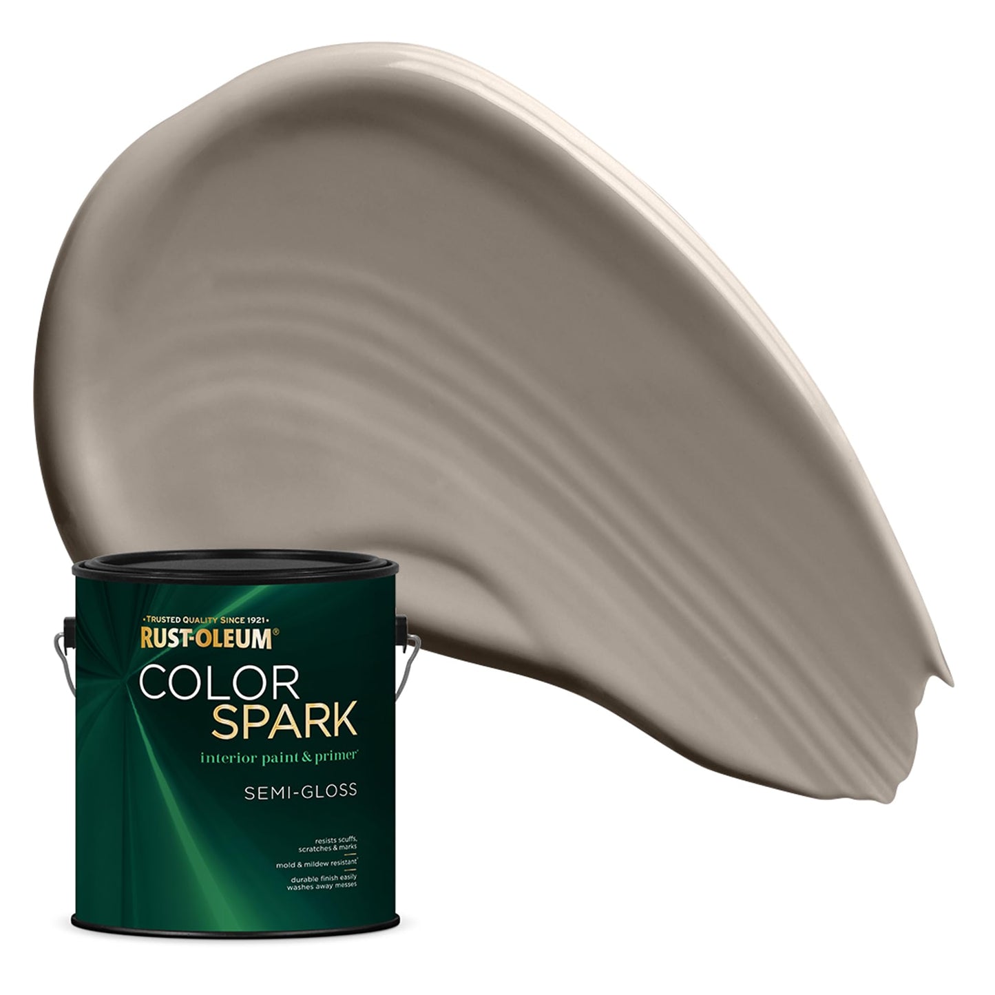 Rust-Oleum Color Spark Interior Paint and Primer in One, Eggshell, Bit of Barley, 1 Gallon
