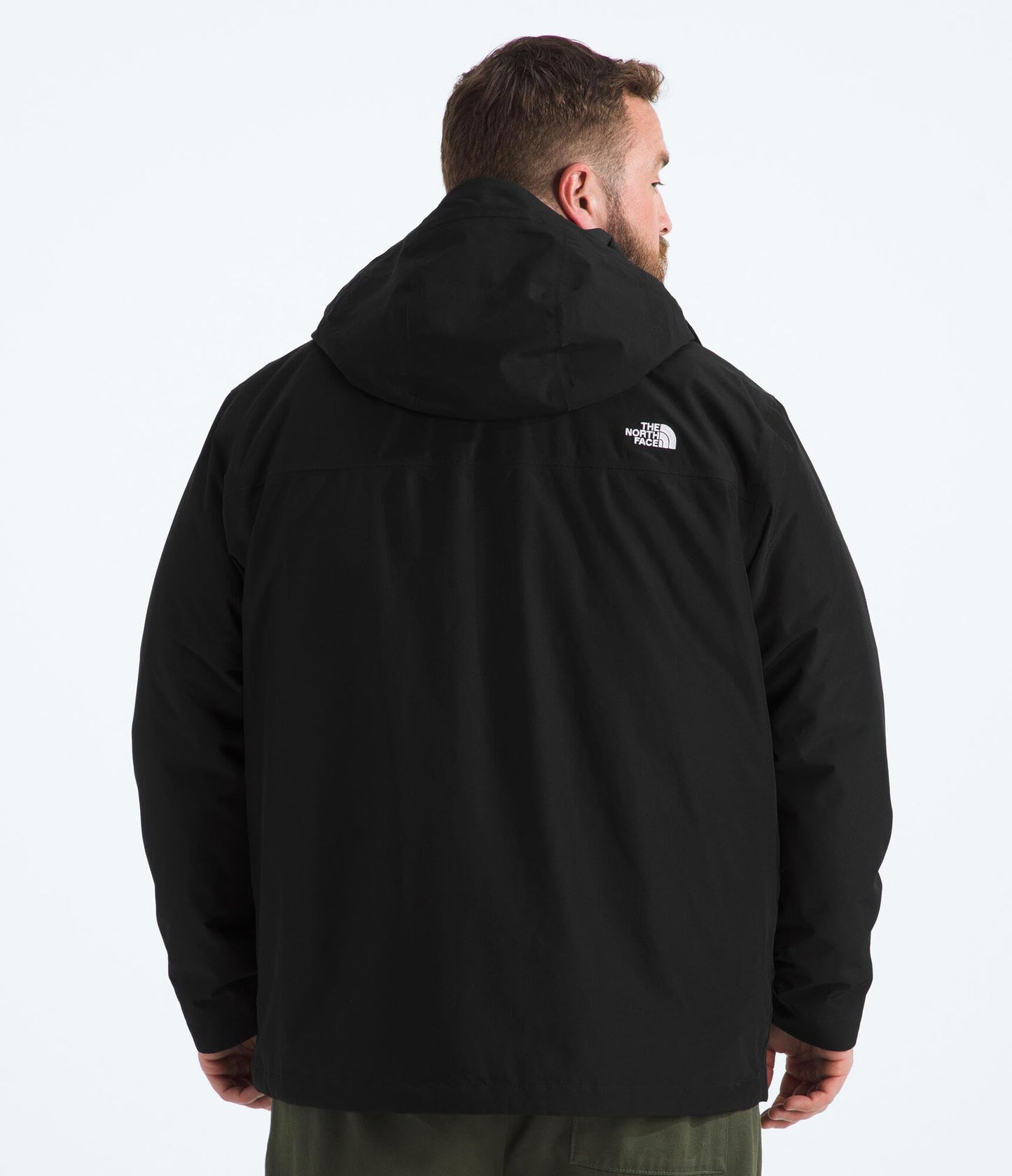 THE NORTH FACE Men's Carto Mono Triclimate Hooded Jacket (Standard & Big Size) | Insulated Winter Coat Wind & Water Resistant