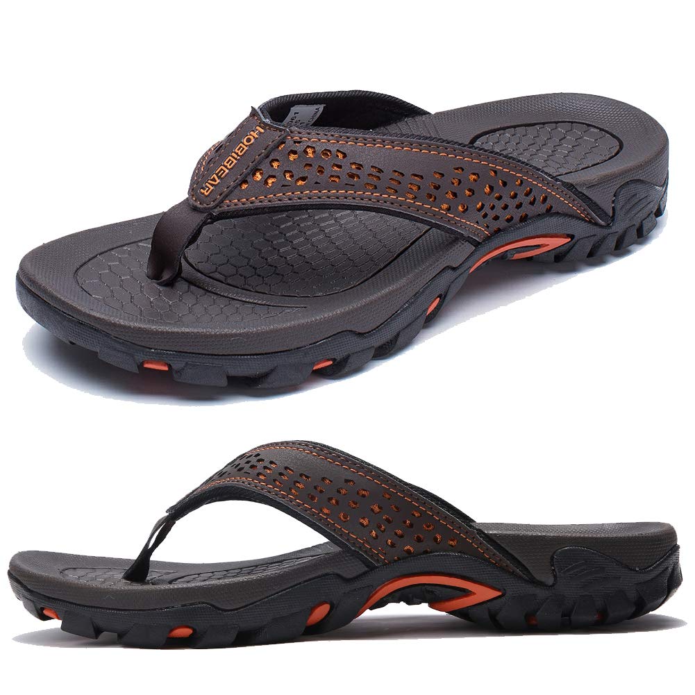KIIU Mens Thong Sandals Indoor and Outdoor Beach Flip Flop