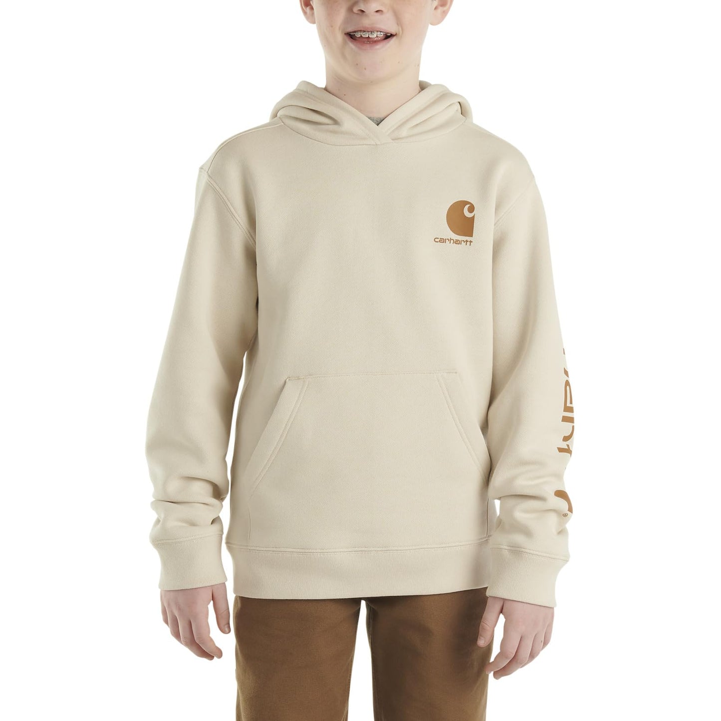 Carhartt Boys' Long Sleeve Hooded Sweatshirt