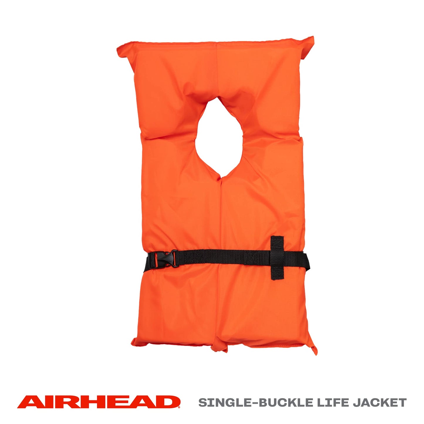 Airhead Adult Type II Keyhole Life Jacket, Multiple Colors and Sizes, Coast Guard Approved