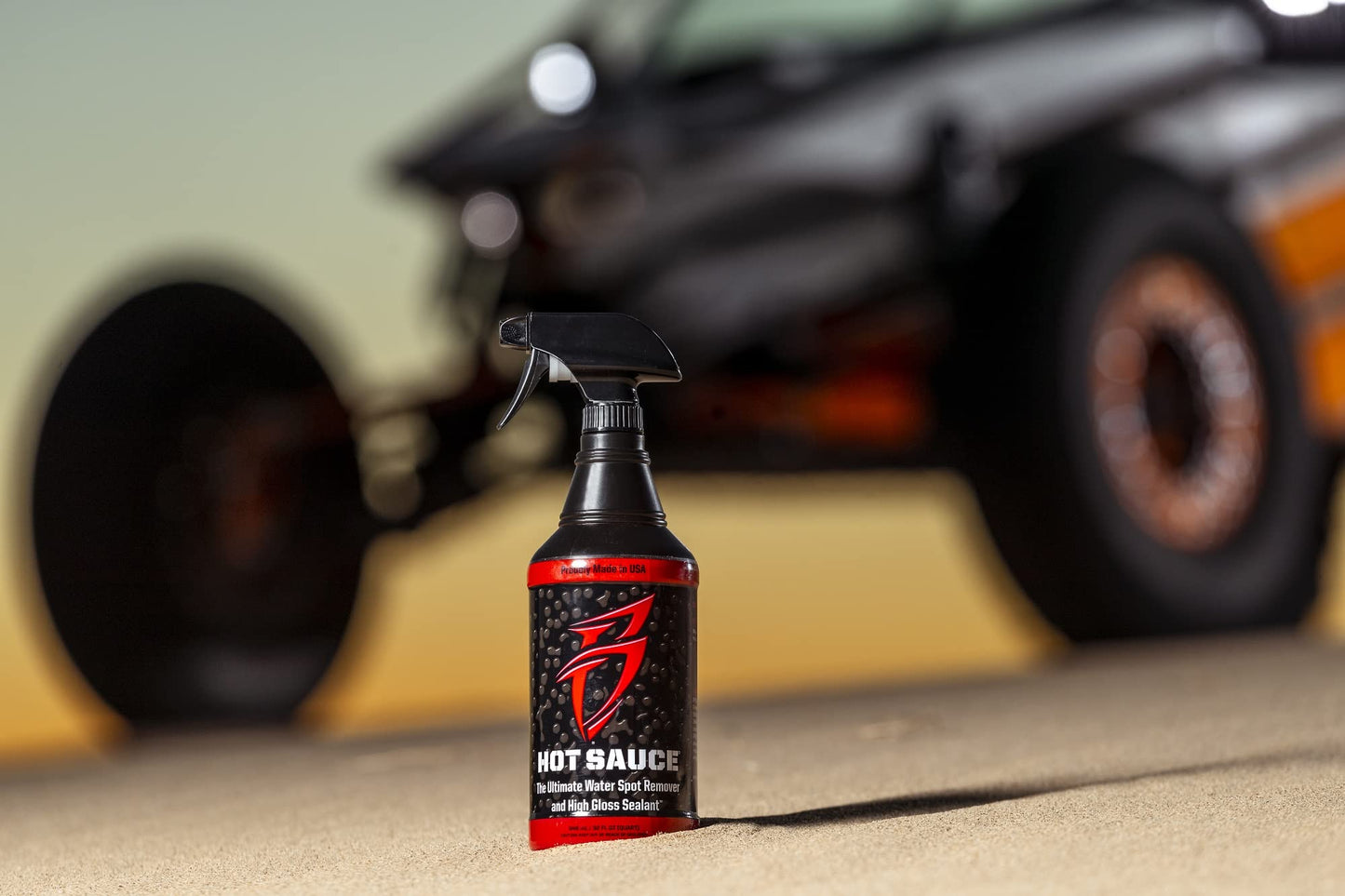 Boat Bling Hot Sauce Premium Hard Water Spot Remover w/High-Gloss Wax Sealants, 32 oz.