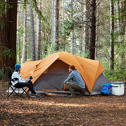 Amazon Basics Camping Tent, 3-Season Dome Design with Rainfly