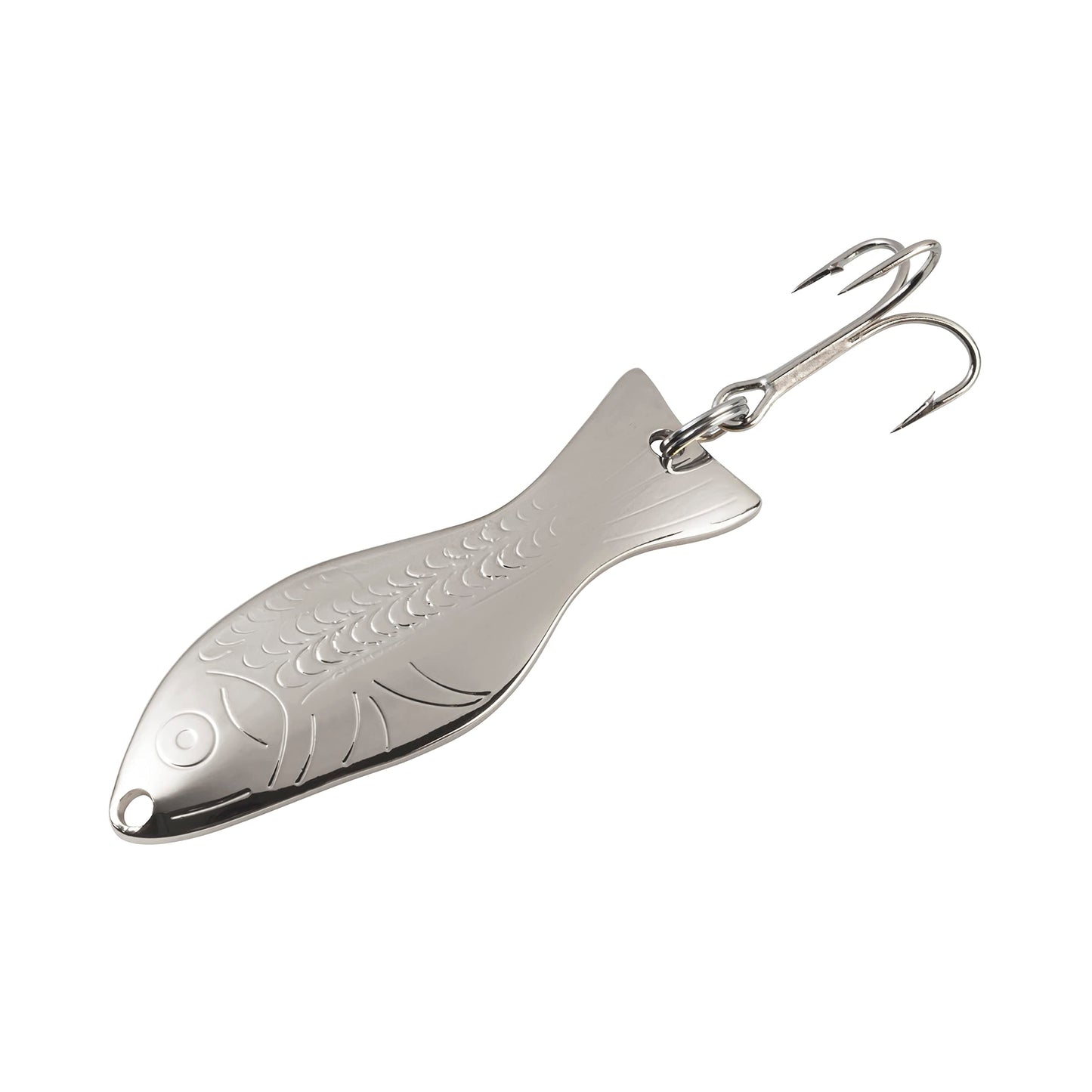 AL's Goldfish Lure Company, Rust Free Goldfish Freshwater Fishing Spoon, Treble Hook, Trout, Salmon, Bass, Walleye, Crappie, Panfish, and Pike. Sizes 3/16 oz., 1/4 oz. or 1/2 oz