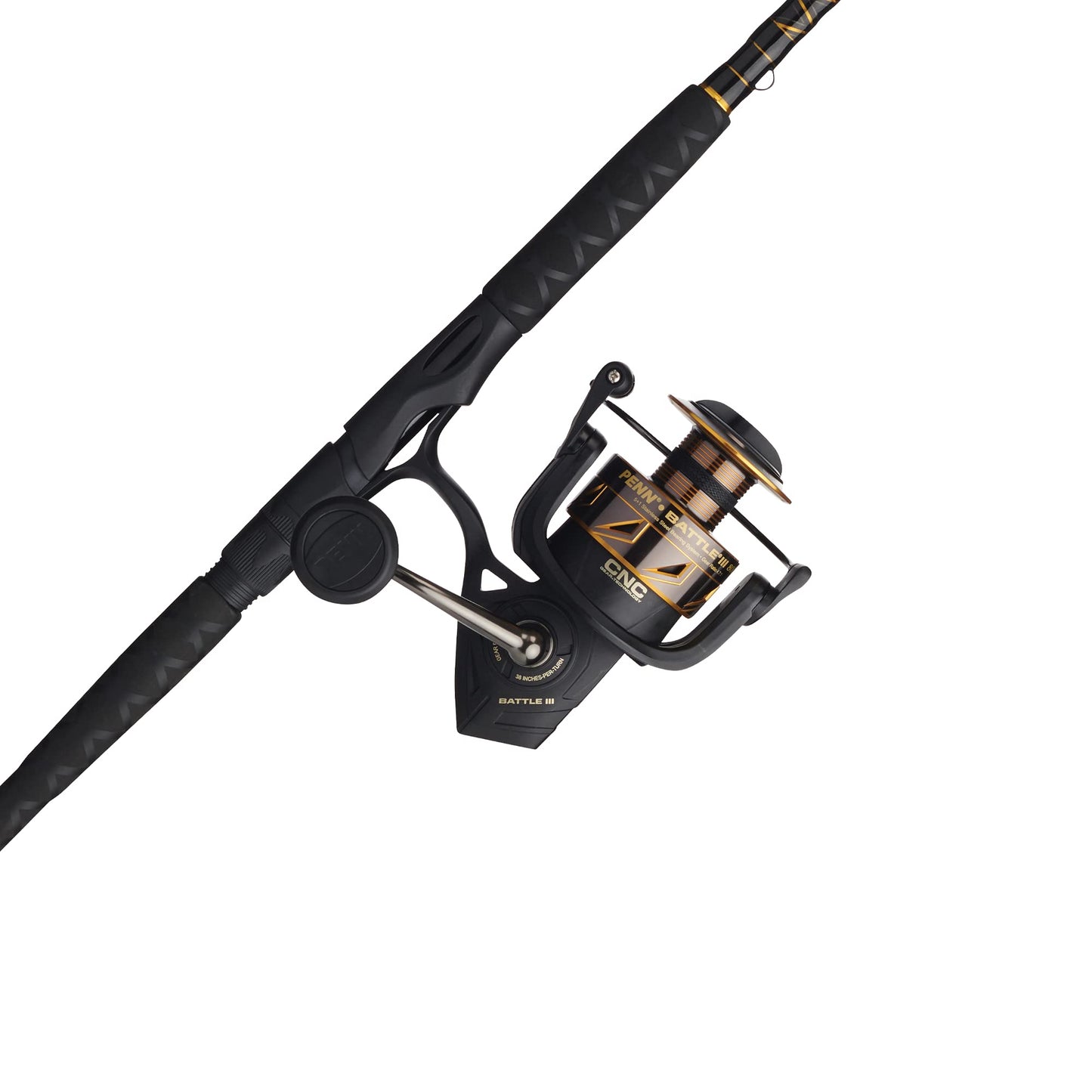 PENN Battle IV Spinning Reel and Fishing Rod Combo