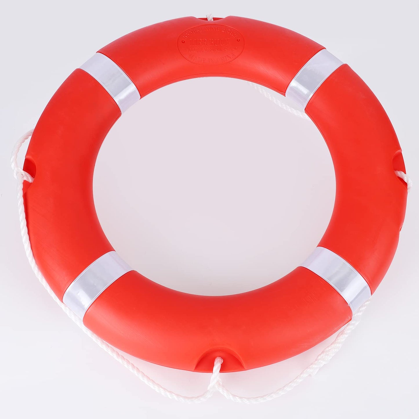 28 inch/23 inch Boat Safety Throw Ring with Water Floating Lifesaving Rope 98.4FT Set, 2.5/1.5 KG International Standard Throw Ring, Outdoor Professional Throwing Ring Rope Rescue Lifeguard Lifesaving