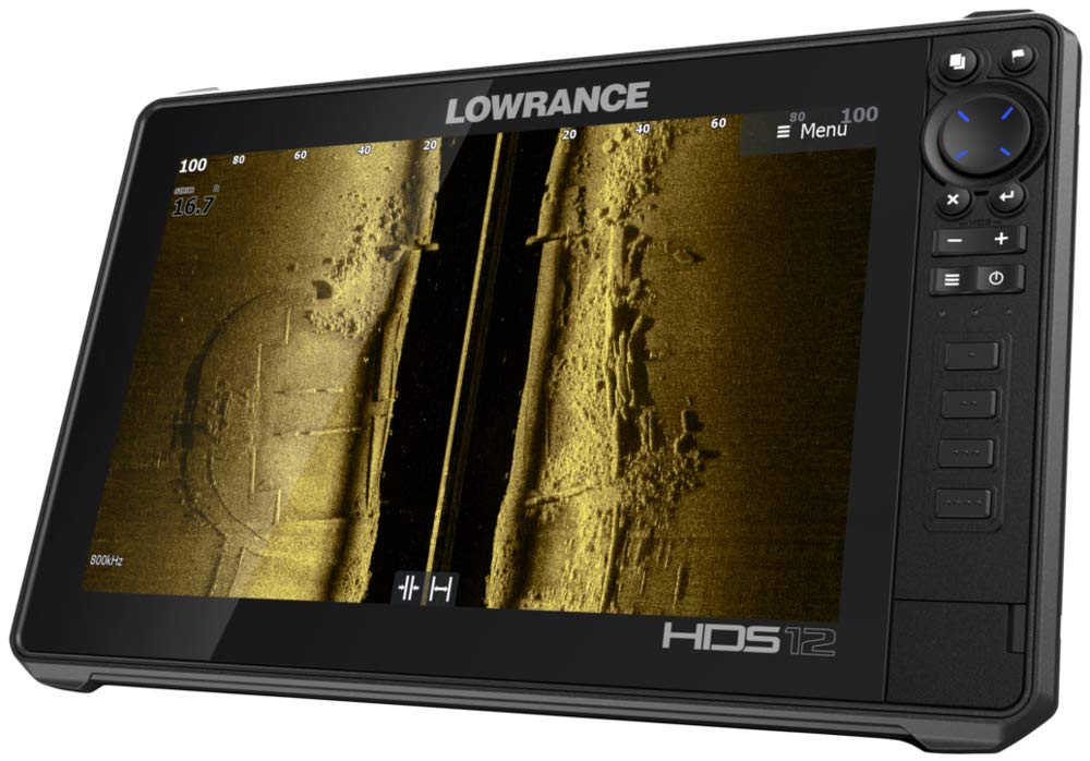 Lowrance HDS-Live Fish Finder, Multi-Touch Screen, Live Sonar Compatible, Preloaded C-MAP US Enhanced Mapping
