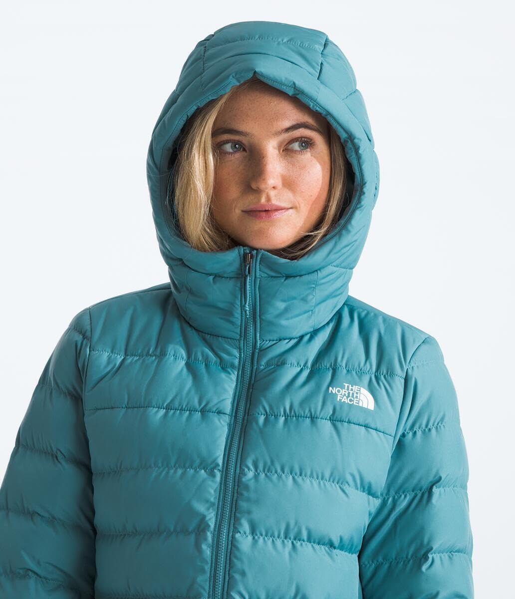 THE NORTH FACE Women's Aconcagua 3 Hooded Jacket | Insulated, Wind & Water Resistant, Attached 3 Piece Hood With Cinch Cord