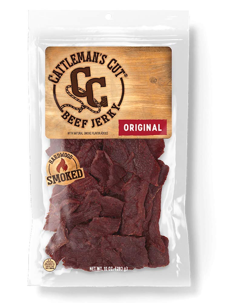 Cattleman's Cut Peppered Steakhouse Beef Jerky, 10 Ounce