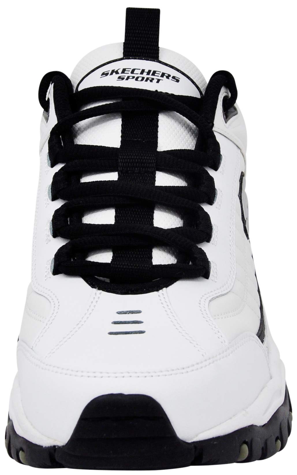 Skechers Men's Energy Afterburn Lace-Up White/Black Sneaker 8.5 M US