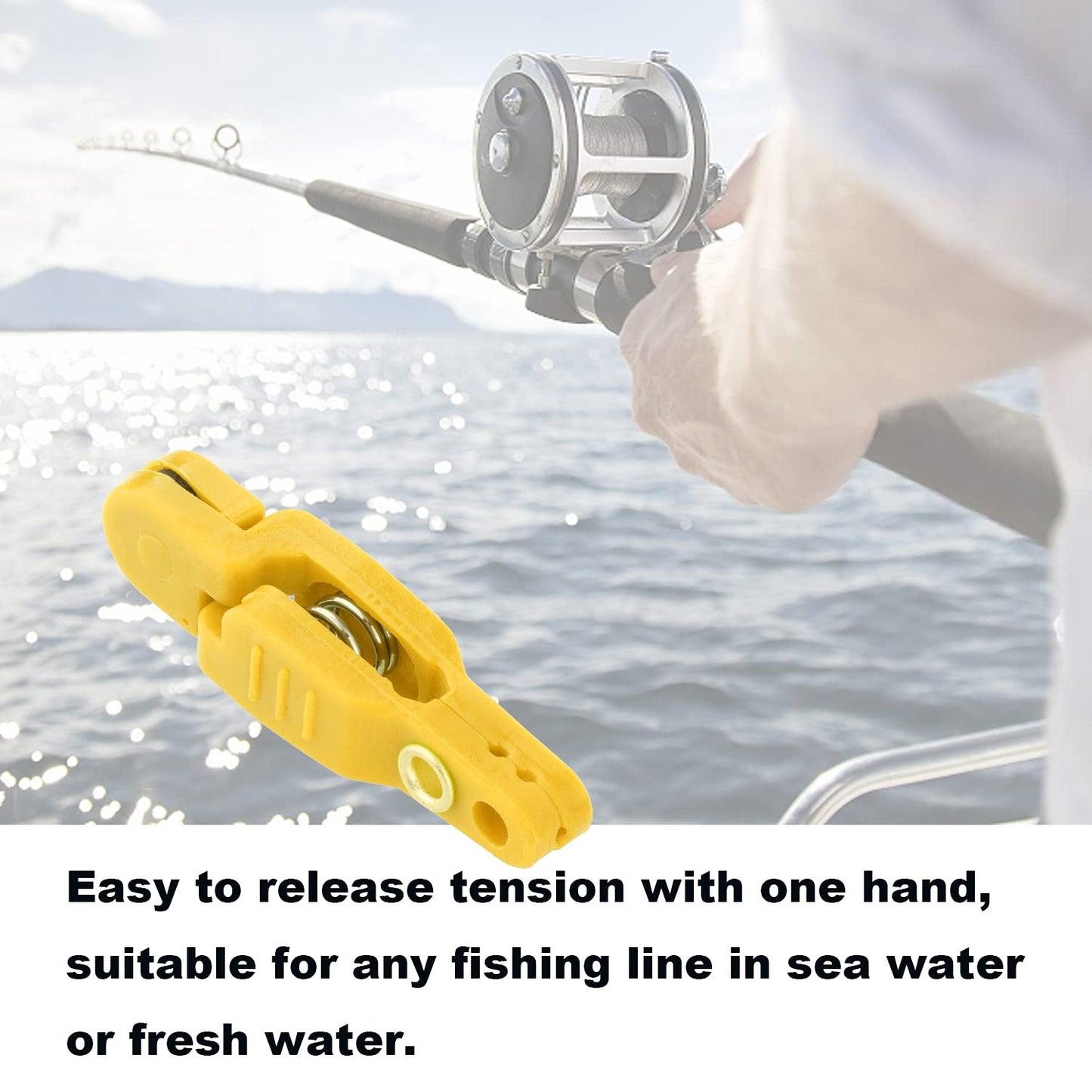 10Pcs Heavy Tension Downrigger Release Clips for Offshore Fishing, Planer Board, Weight, Kite
