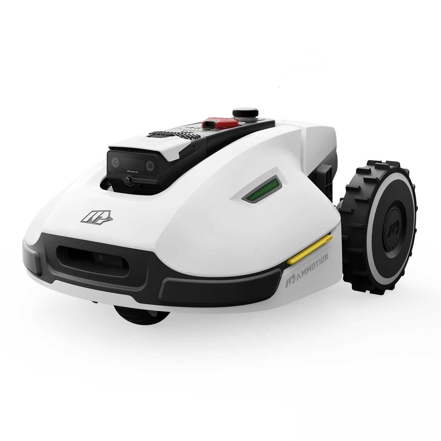 YUKA Mini 500H Robotic Lawn Mower Reception 0.12 Acre, Ultrasense AI Vision+ RTK Positioning, Auto Mapping, App Control, 50% Slope, Cutting Height 2''~3.5'', 15 Mowing Zones
