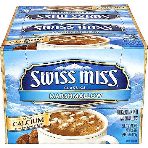 SWISS MISS Milk Chocolate Flavored Hot Cocoa Mix, 38.27 OZ Square Canister