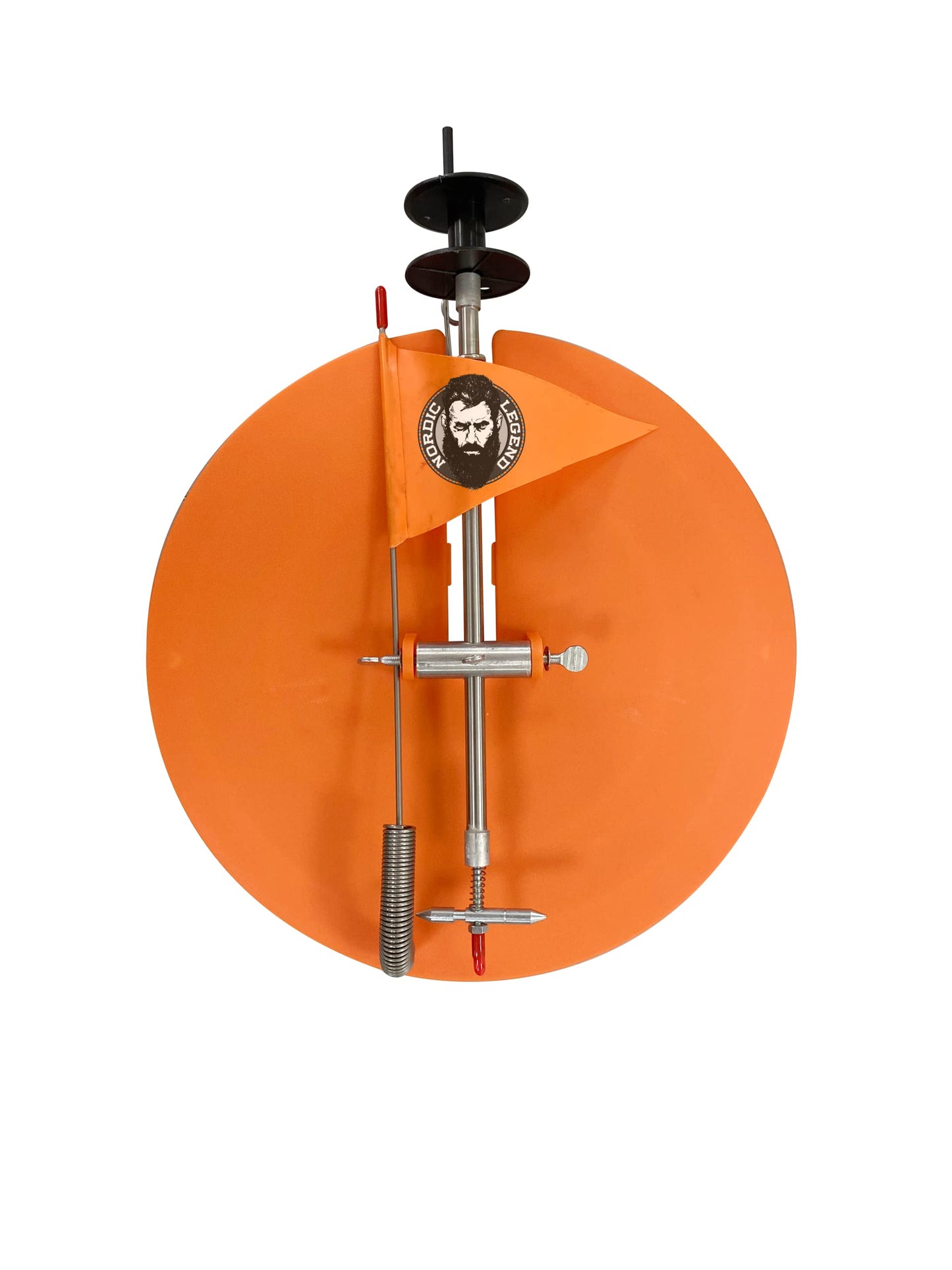 Aurora Series Ice Fishing Tip-Up with Orange Pole Flags