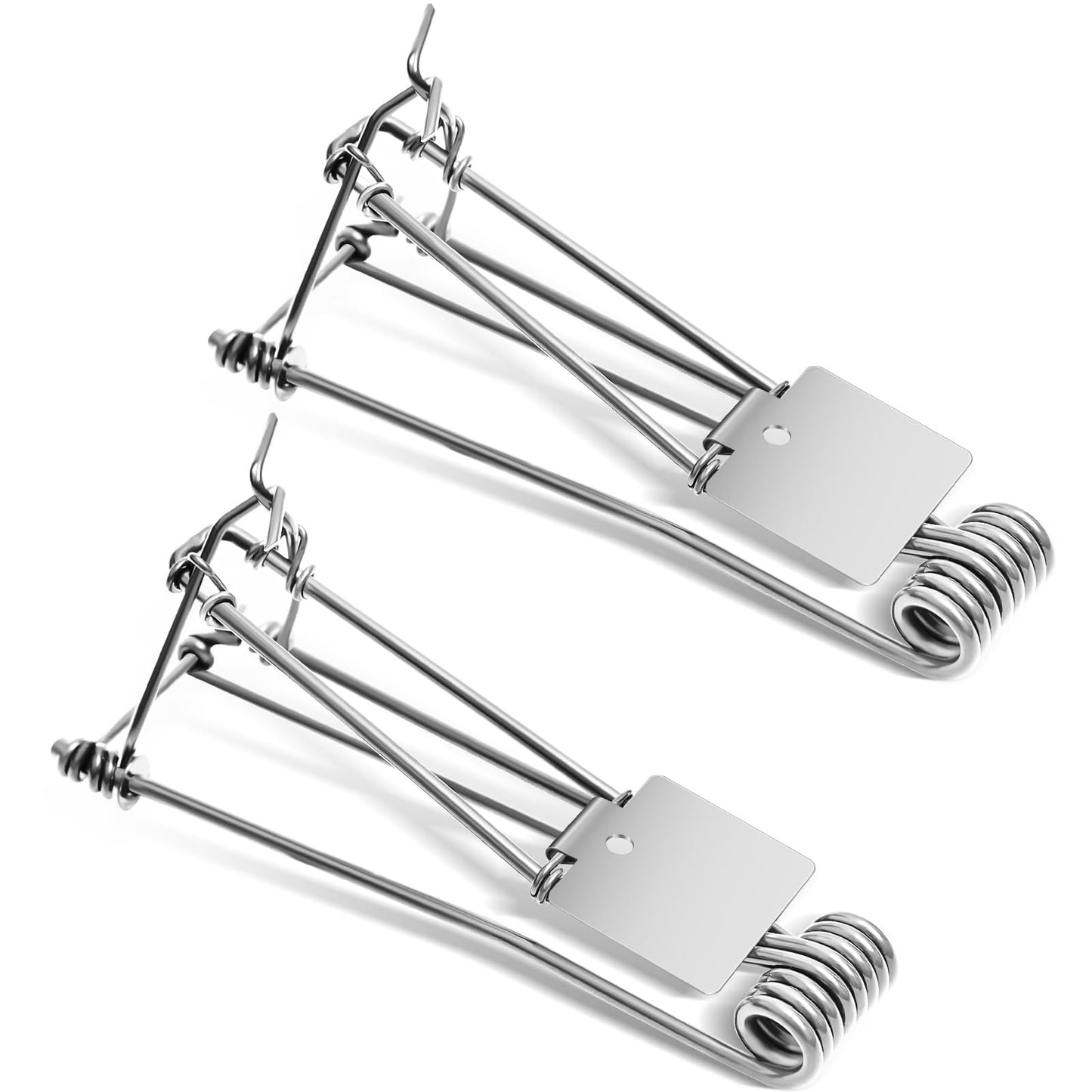 Qualirey 2 Pcs Outdoor Gopher Trap Easy Set Mole Trap Weather Resistant Gopher Killer Vole Killer for Lawn Garden Farm (Black)