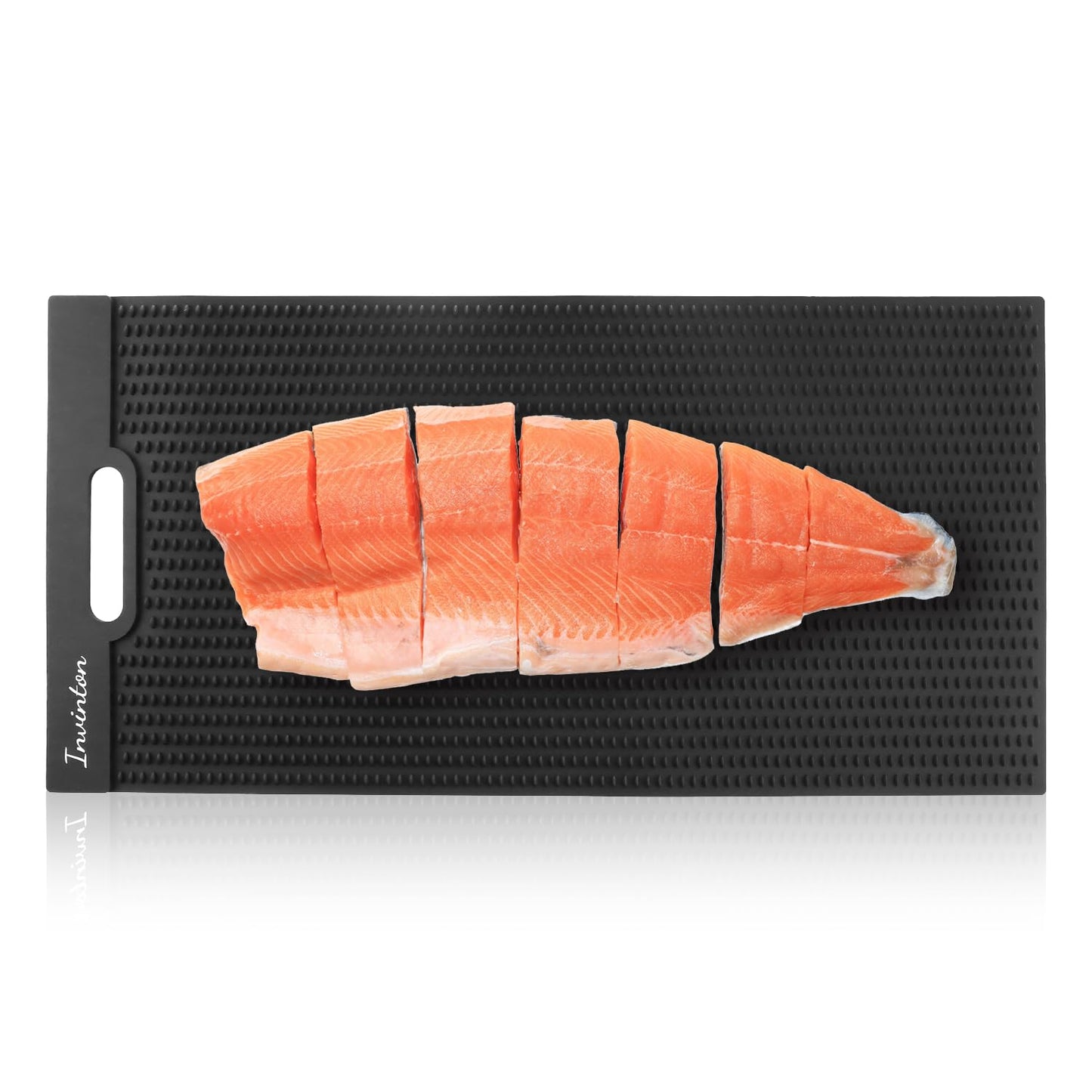 Professional Fish Fillet Mat - Portable Fish Cleaning & Cutting Mat Board Grips Fish for Easy Filleting, Large 14"x28"x0.35"