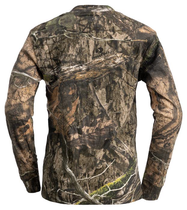 Shield Series Youth Fused Cotton Shirt with Long Sleeves, Youth Camouflage Shirt