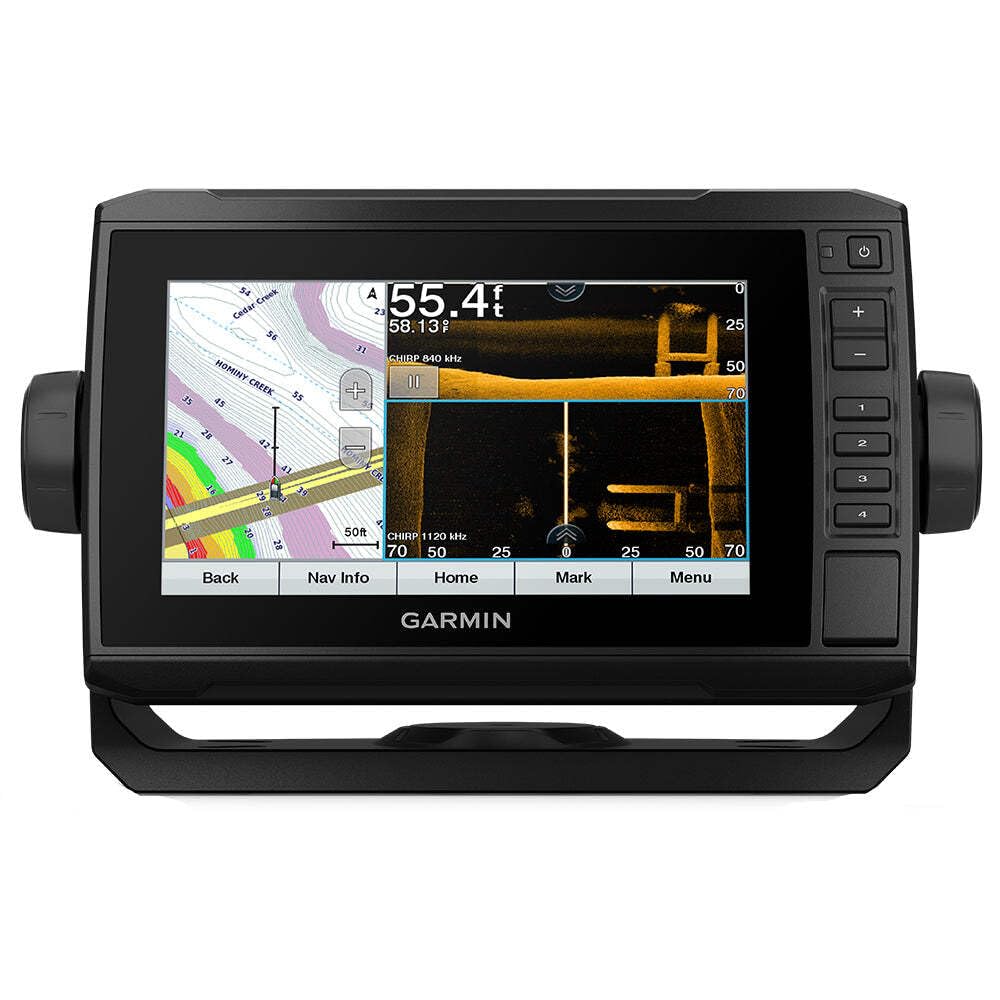 Garmin ECHOMAP UHD 73sv, 7" Keyed-Assist Touchscreen Chartplotter with U.S. LakeVü g3