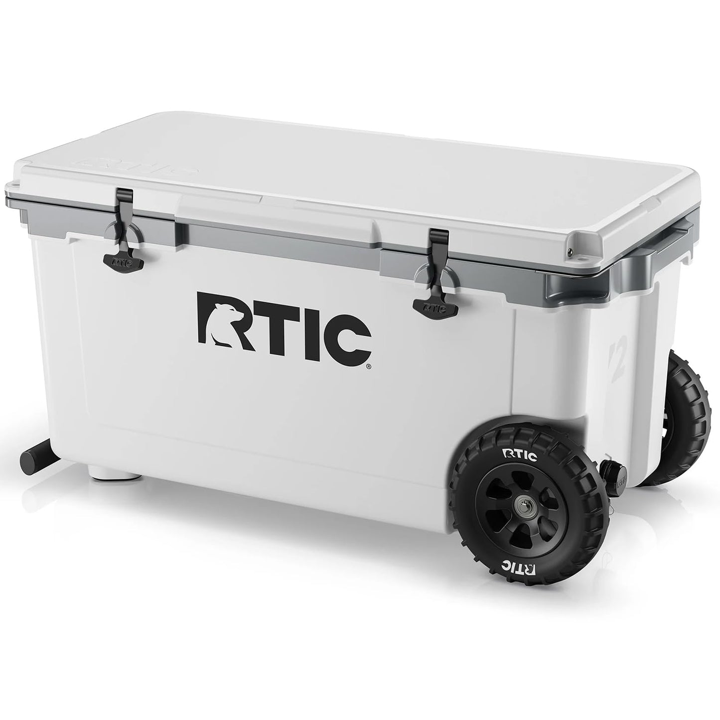 RTIC 72 Quart Ultra-Light Wheeled Cooler Hard Insulated Portable Ice Chest Box for Beach, Drink, Beverage, Camping, Picnic, Fishing, Boat, Barbecue, 30% Lighter Than Rotomolded Coolers