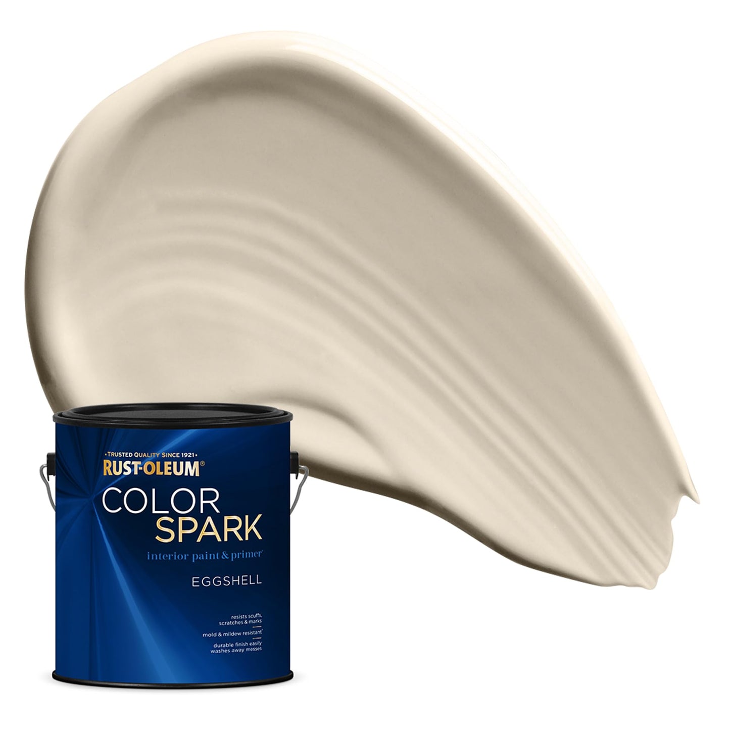 Rust-Oleum Color Spark Interior Paint and Primer in One, Eggshell, Bit of Barley, 1 Gallon